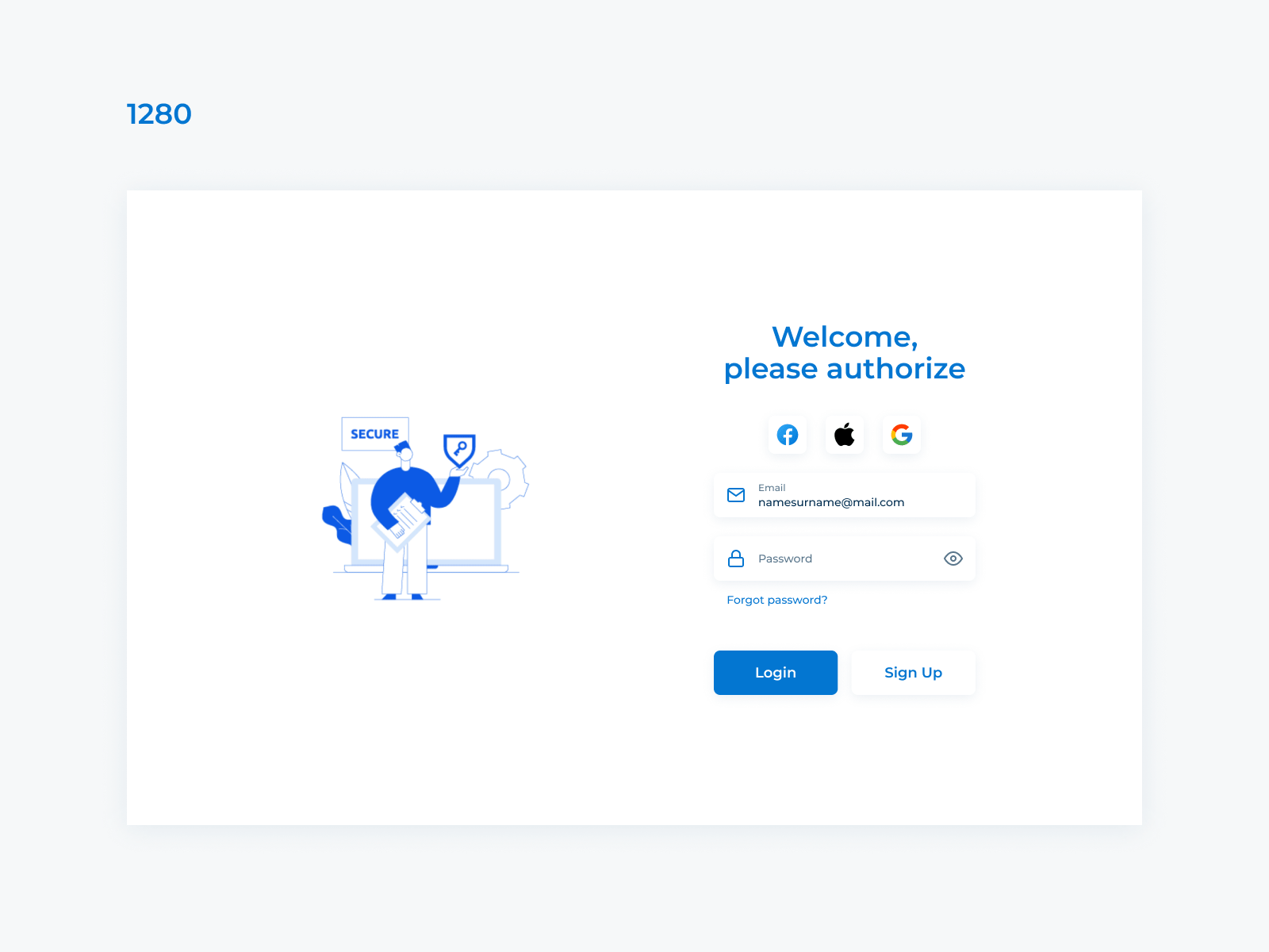 Interactive web application interface demonstrating user-friendly dashboards